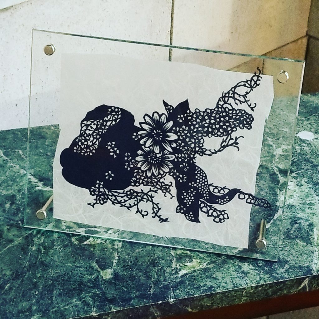 金魚の切り絵・ガーベラやスズランなど